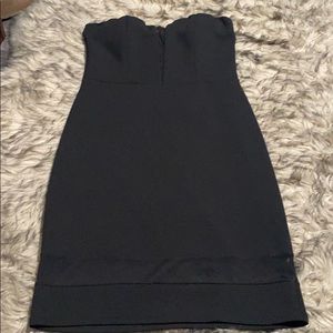 Foreign Exchange Black Strapless Dress Size L